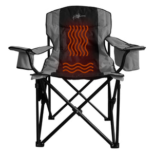 Heated Outdoor Camping Chair - Orange