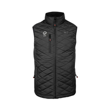 Load image into Gallery viewer, Unisex Black Heated Vest - Insulated, Weatherproof, Detachable Hood, includes Battery Pack